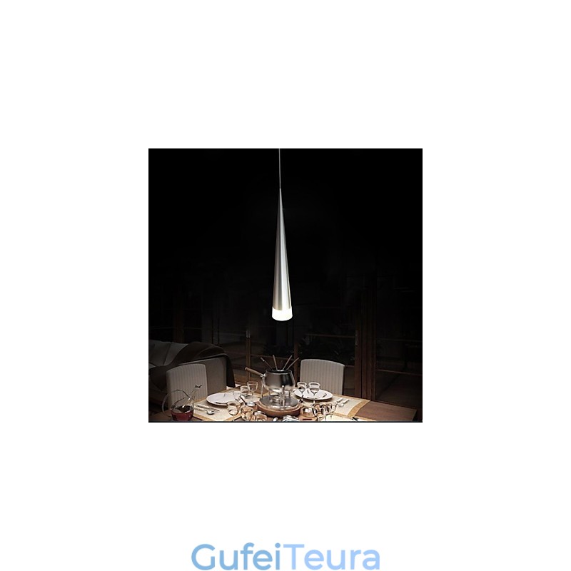 אור תליון מתכת כרום מודרני מודרני