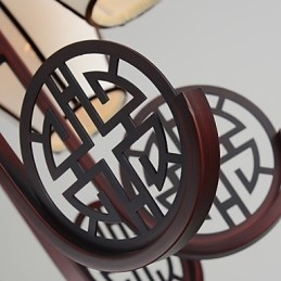 כפרי לודג' נברשת מתכת מצופה אלקטרו בסגנון מיני וינטג'