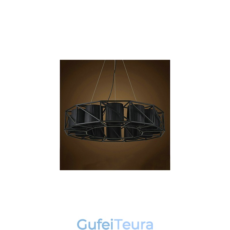 מוסך אור תליון מתכת ציור וינטג'