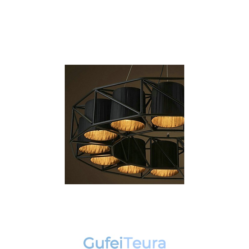 מוסך אור תליון מתכת ציור וינטג'