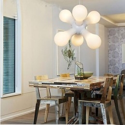 מנורת תליון פשוטה מזכוכית