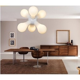 מנורת תליון פשוטה מזכוכית