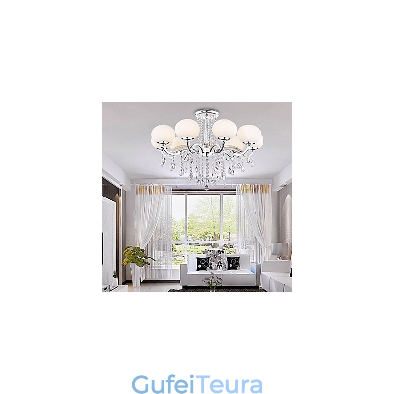 נברשת קריסטל יוקרה מודרנית מגורים 9 אורות