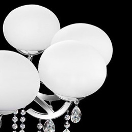 נברשת קריסטל יוקרה מודרנית מגורים 9 אורות