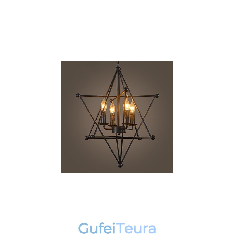 רטרו קלאסי מתכת אורות תקרה פשוט מנורות תליון בית קפה מנורת תליון