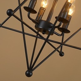 רטרו קלאסי מתכת אורות תקרה פשוט מנורות תליון בית קפה מנורת תליון