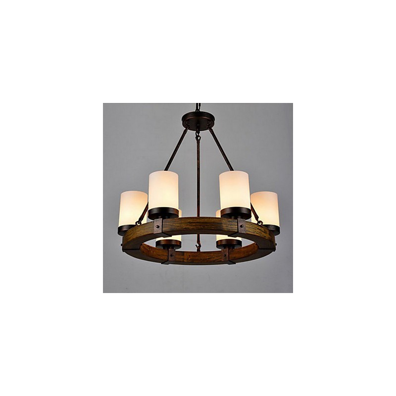 נברשת עץ עתיקה וינטג'