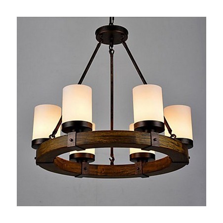 נברשת עץ עתיקה וינטג'