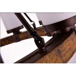 נברשת עץ עתיקה וינטג'