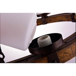 נברשת עץ עתיקה וינטג'