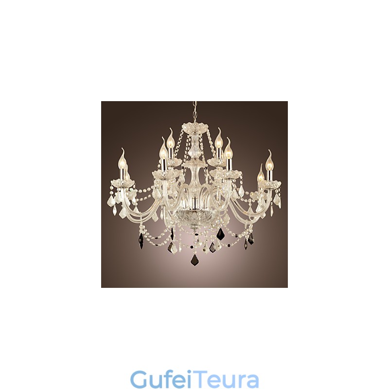 נברשת זכוכית אלקטרולית קריסטל לודג' כפרי