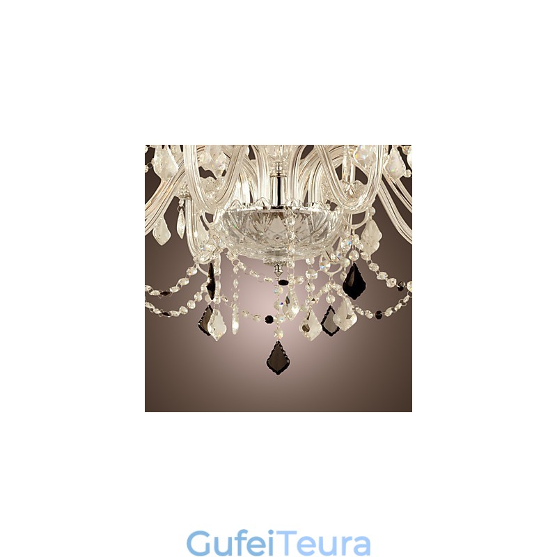 נברשת זכוכית אלקטרולית קריסטל לודג' כפרי