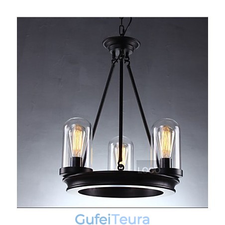 תליון רטרו אמריקאי עגול