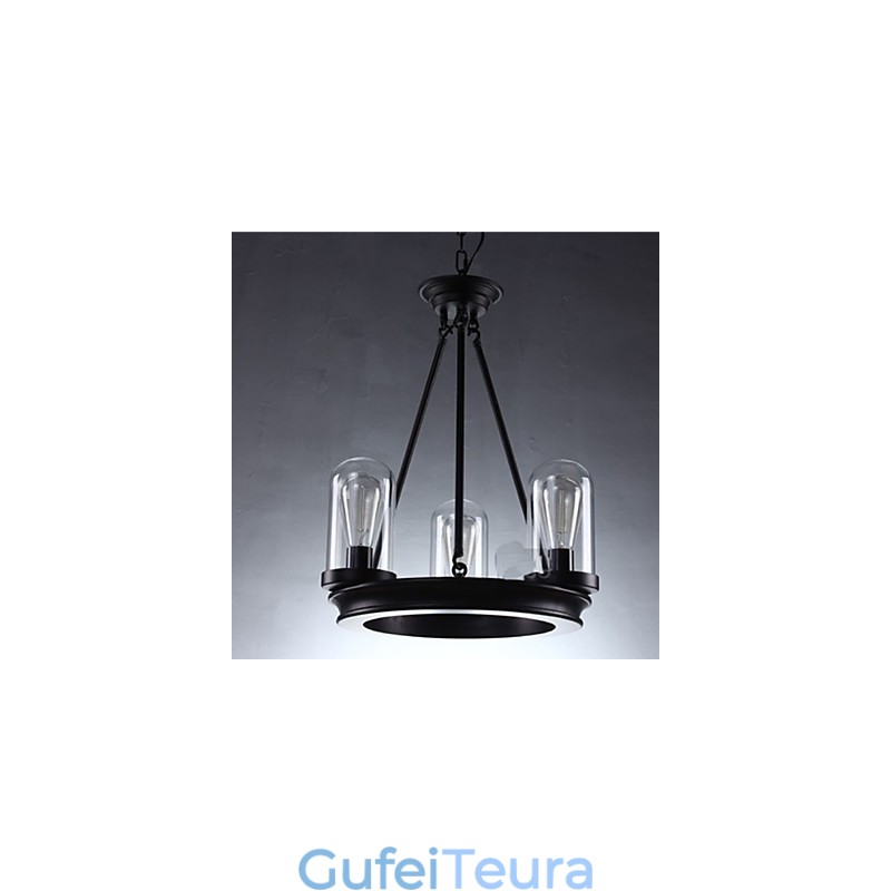 תליון רטרו אמריקאי עגול