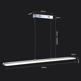 נברשת אור תליון אקריליק גופי תאורה עם