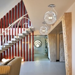 תאורת תליון בסגנון אנודייז מודרני עכשווי גלובוס מיני