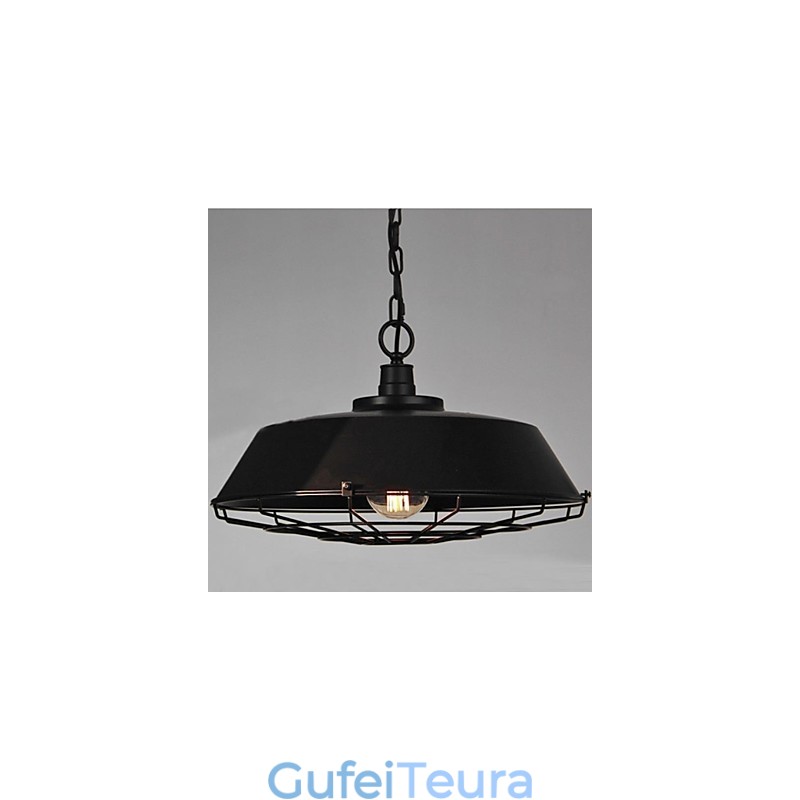 1 אור תליון מתכת וינטג' בהיר