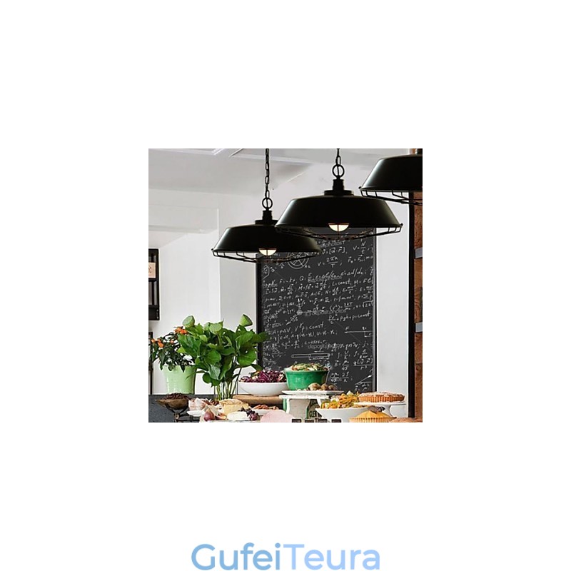 1 אור תליון מתכת וינטג' בהיר