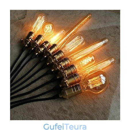 מנורת נברשת נחושת יחידה רטרו מינימליסטי אמריקאי