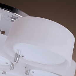 נברשת מתכת מודרנית עכשווית של כרום