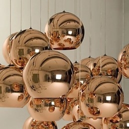 Creative Simple Glass Nordic רטרו כדור תליון מנורת אלקטרוניקה