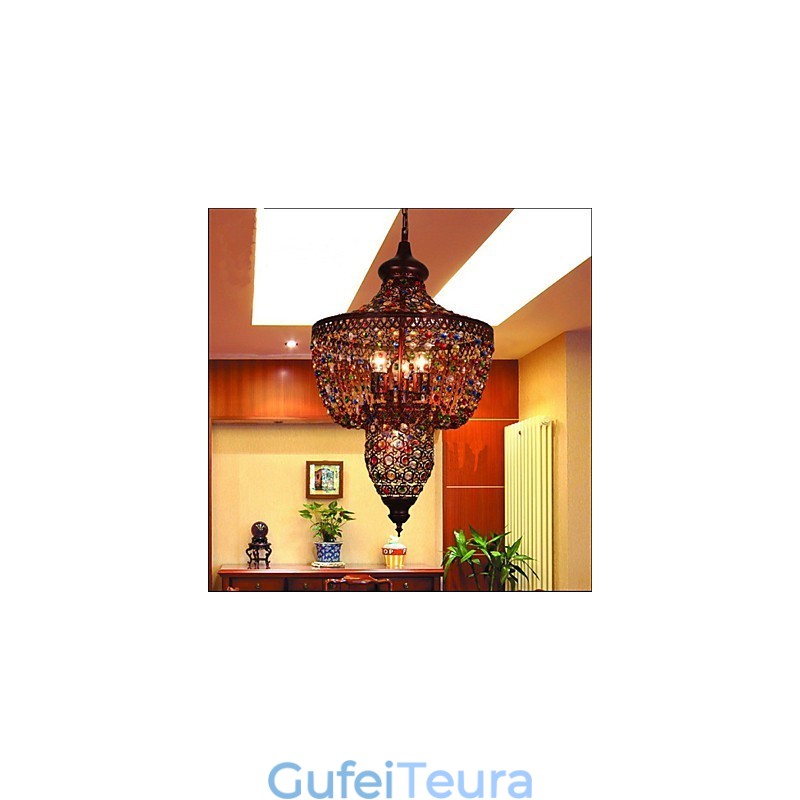 צבע ים תיכוני מנורת קריסטל דרום מזרח אסיה אור שחור