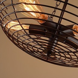 רטרו קלאסי מתכת אורות תקרה מנורות תליון פשוטות בית קפה מנורת תליון