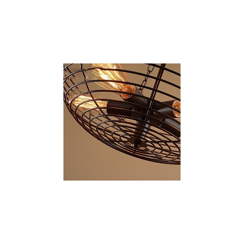 רטרו קלאסי מתכת אורות תקרה מנורות תליון פשוטות בית קפה מנורת תליון