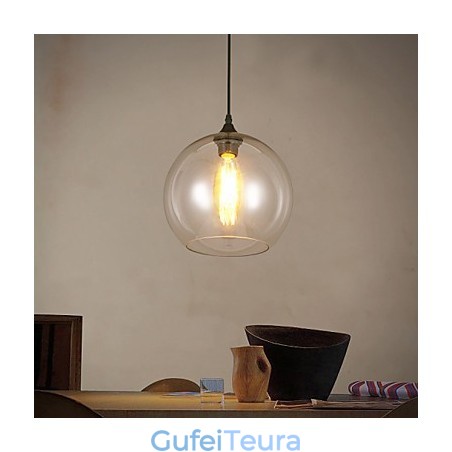 Creative Nordic Contracted Rural כדור זכוכית ראש יחיד DropLight Creative Nordic Contracted Rural כדור זכוכית ראש יחיד DropLight