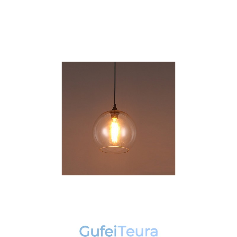 Creative Nordic Contracted Rural כדור זכוכית ראש יחיד DropLight