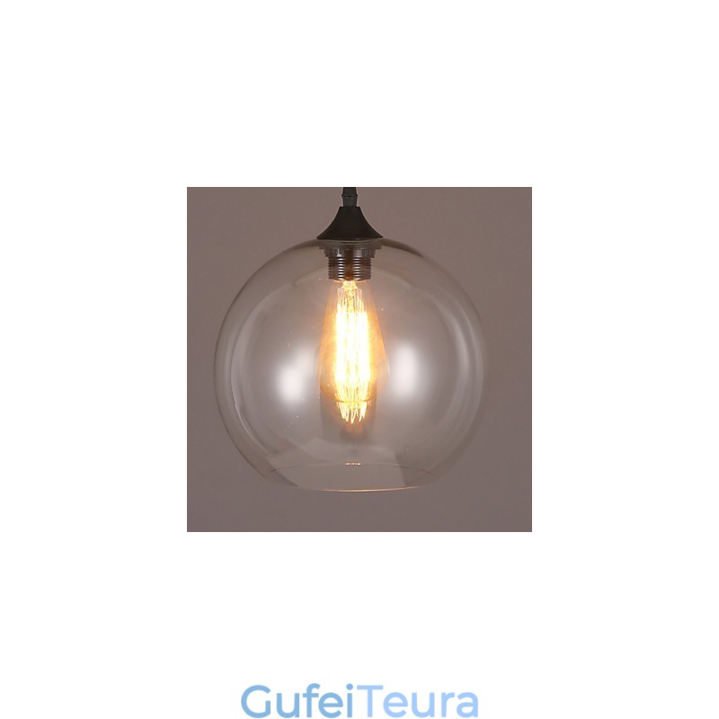 Creative Nordic Contracted Rural כדור זכוכית ראש יחיד DropLight