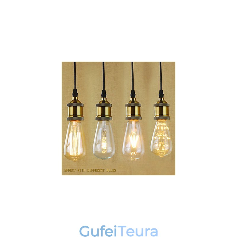 אורות תליון מסורתיים קלאסיים וינטג' רטרו קאנטרי מוסך מתכת