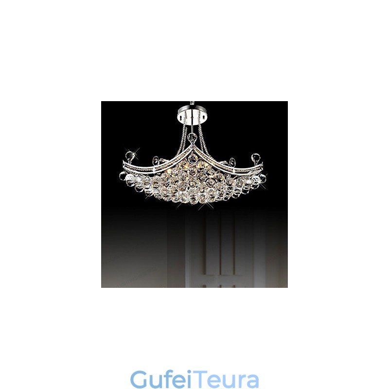 תליון מתכת מודרני מודרני קריסטל מצופה אלקטרו