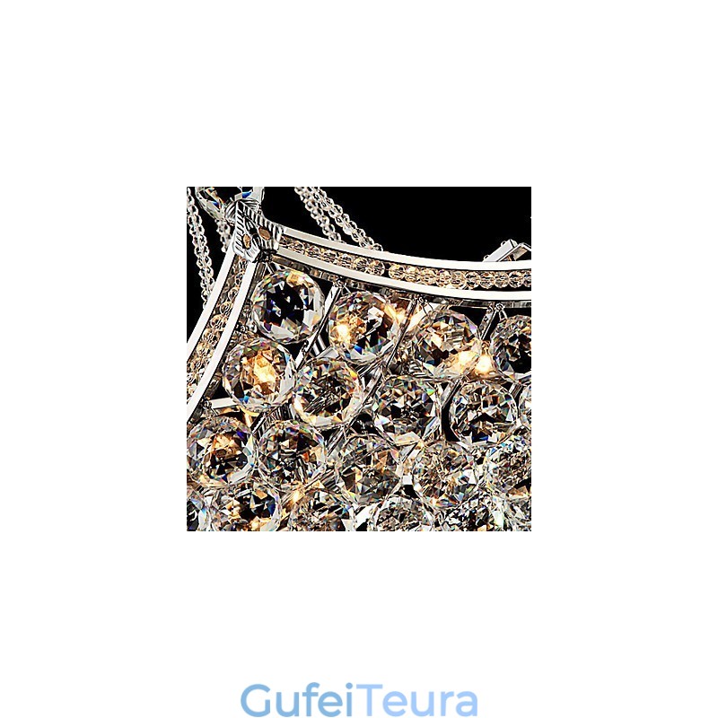 תליון מתכת מודרני מודרני קריסטל מצופה אלקטרו