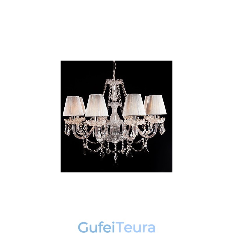 נברשת קריסטל יוקרה מודרנית מגורים 8 אורות