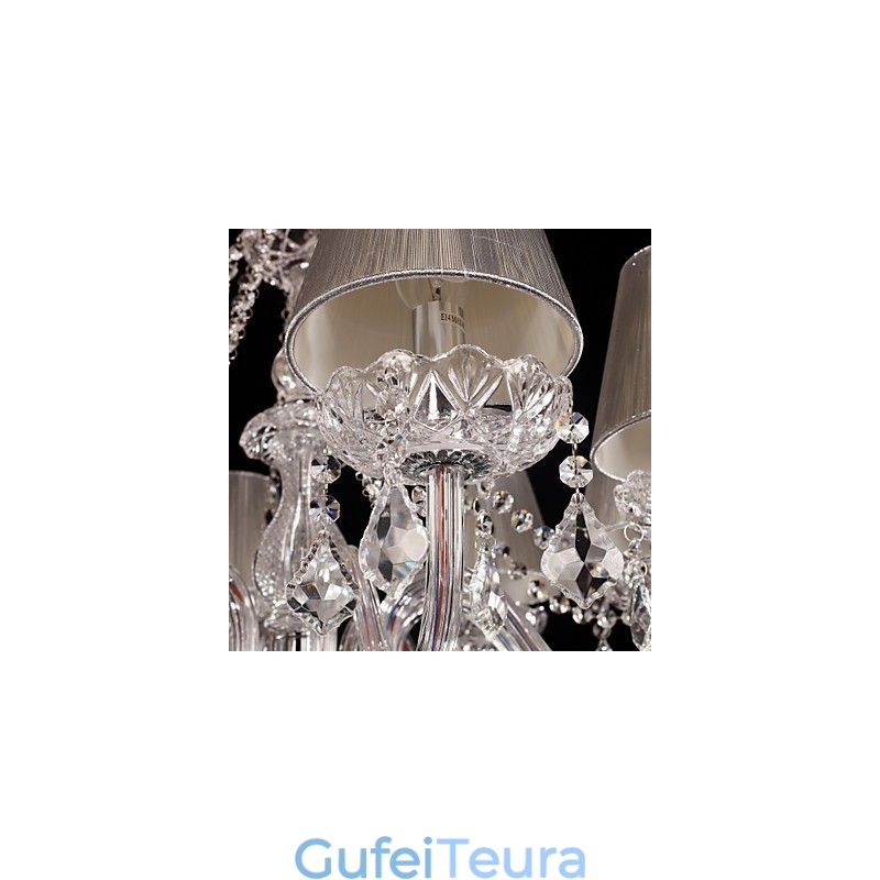 נברשת קריסטל יוקרה מודרנית מגורים 8 אורות