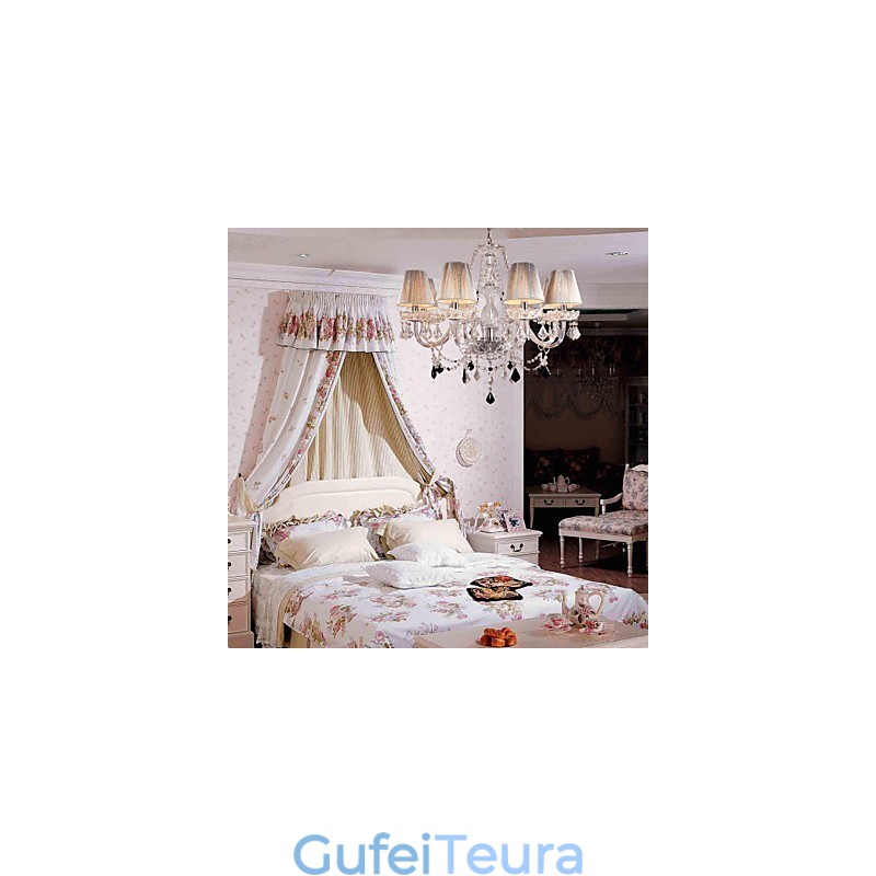 נברשת קריסטל יוקרה מודרנית מגורים 8 אורות