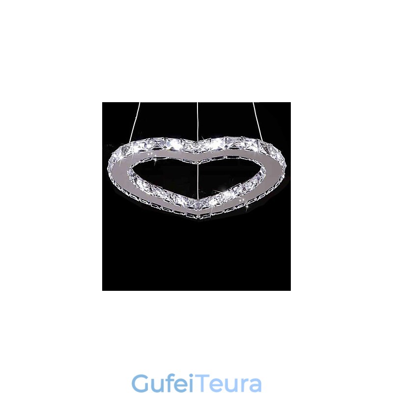 נברשת מתכת כרום קריסטל מודרנית עכשווית