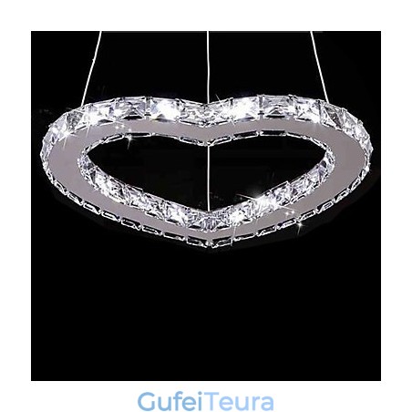 נברשת מתכת כרום קריסטל מודרנית עכשווית