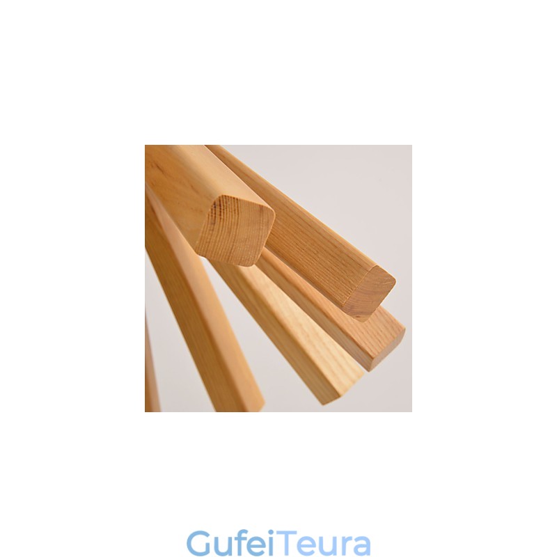 אור תליון במבוק עץ רטרו קאנטרי