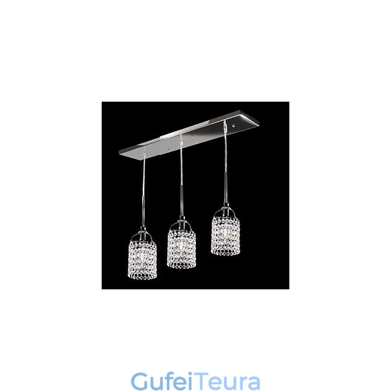 אור תליון מתכת קריסטל