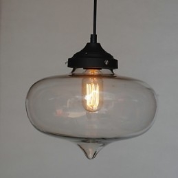 תליון Bubble Design 1 אור עם גוון שקוף