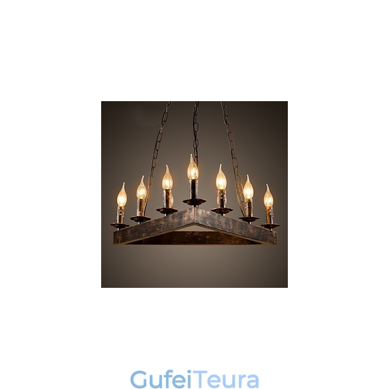 רטרו קלאסי מתכת אורות תקרה פשוט מנורות תליון בית קפה מנורת תליון