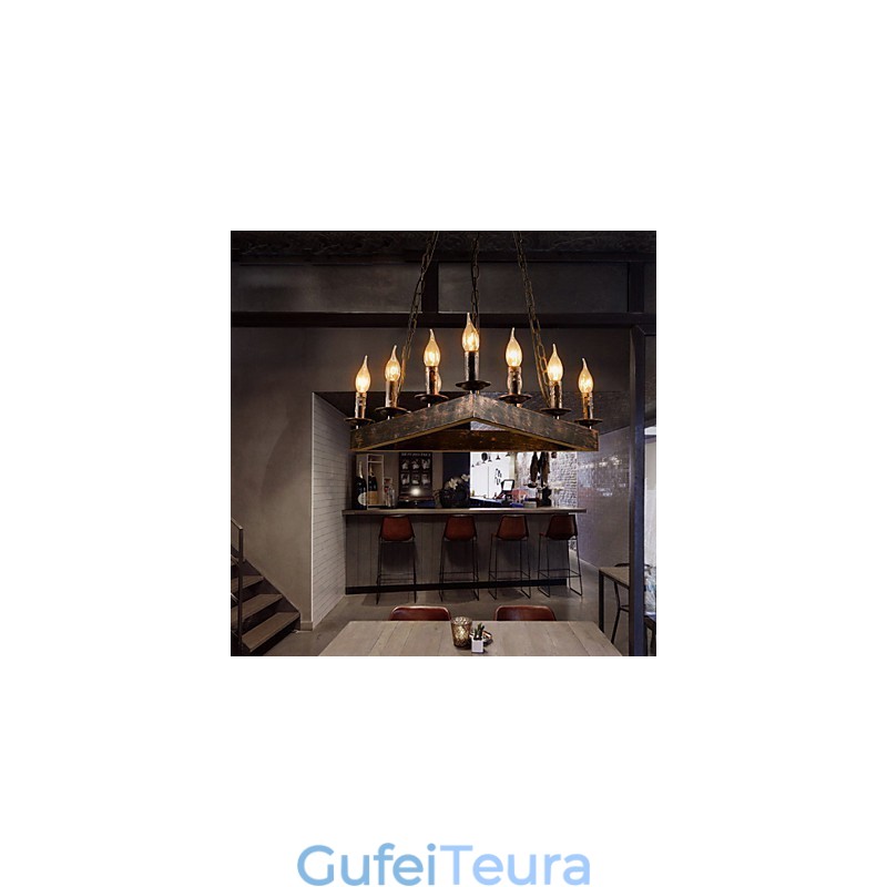 רטרו קלאסי מתכת אורות תקרה פשוט מנורות תליון בית קפה מנורת תליון