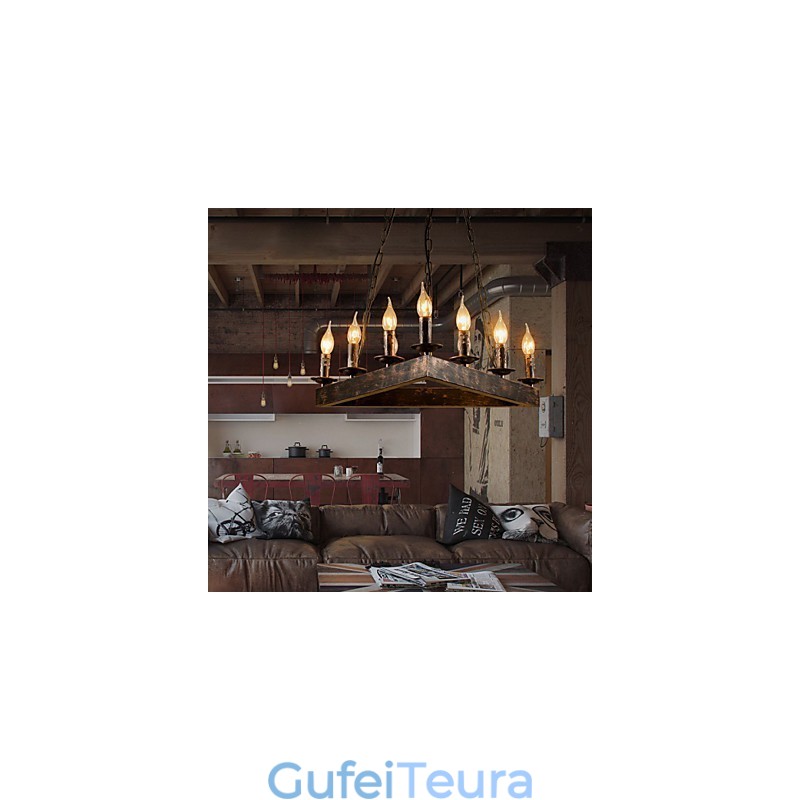 רטרו קלאסי מתכת אורות תקרה פשוט מנורות תליון בית קפה מנורת תליון