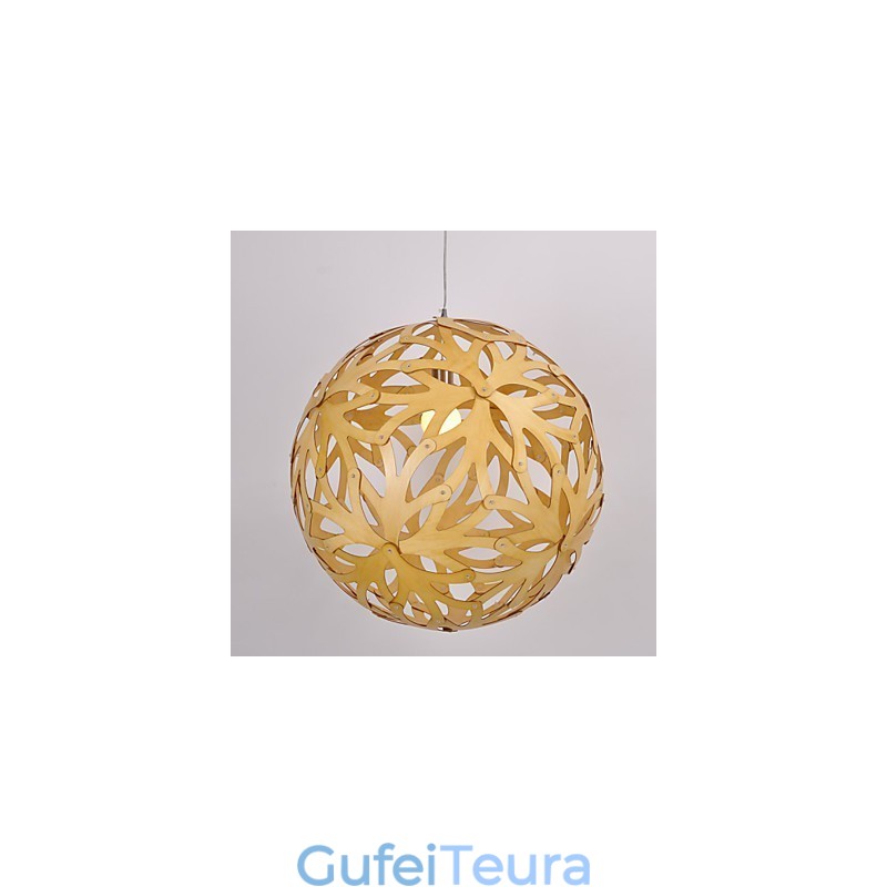 אור תליון במבוק עץ רטרו קאנטרי