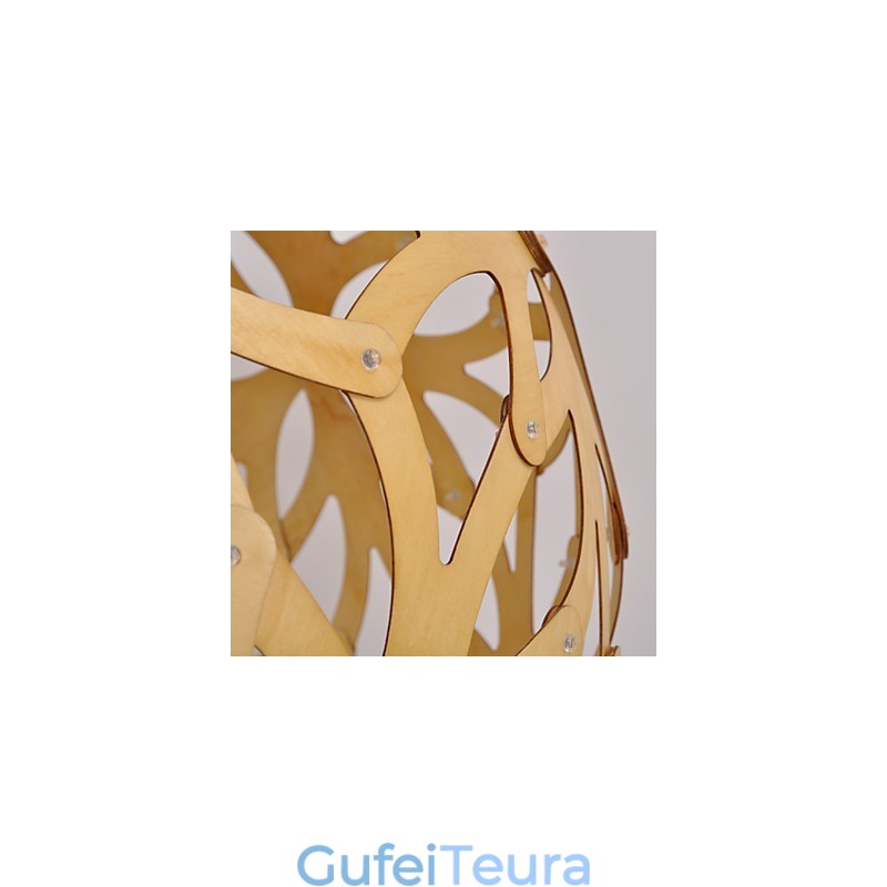 אור תליון במבוק עץ רטרו קאנטרי