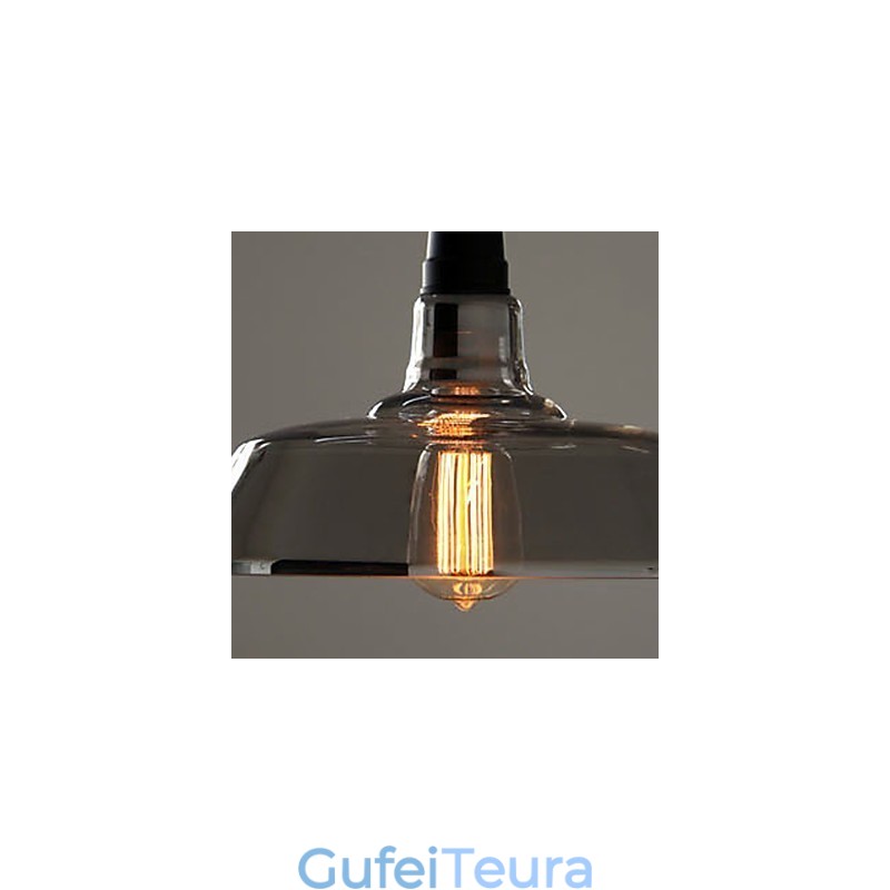 מוסך תאורת תליון וינטג' מצופה אלקטרו