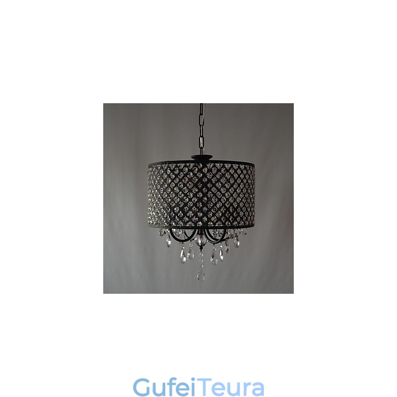 נברשת כרום תוף מודרנית מודרנית