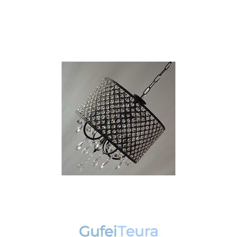 נברשת כרום תוף מודרנית מודרנית